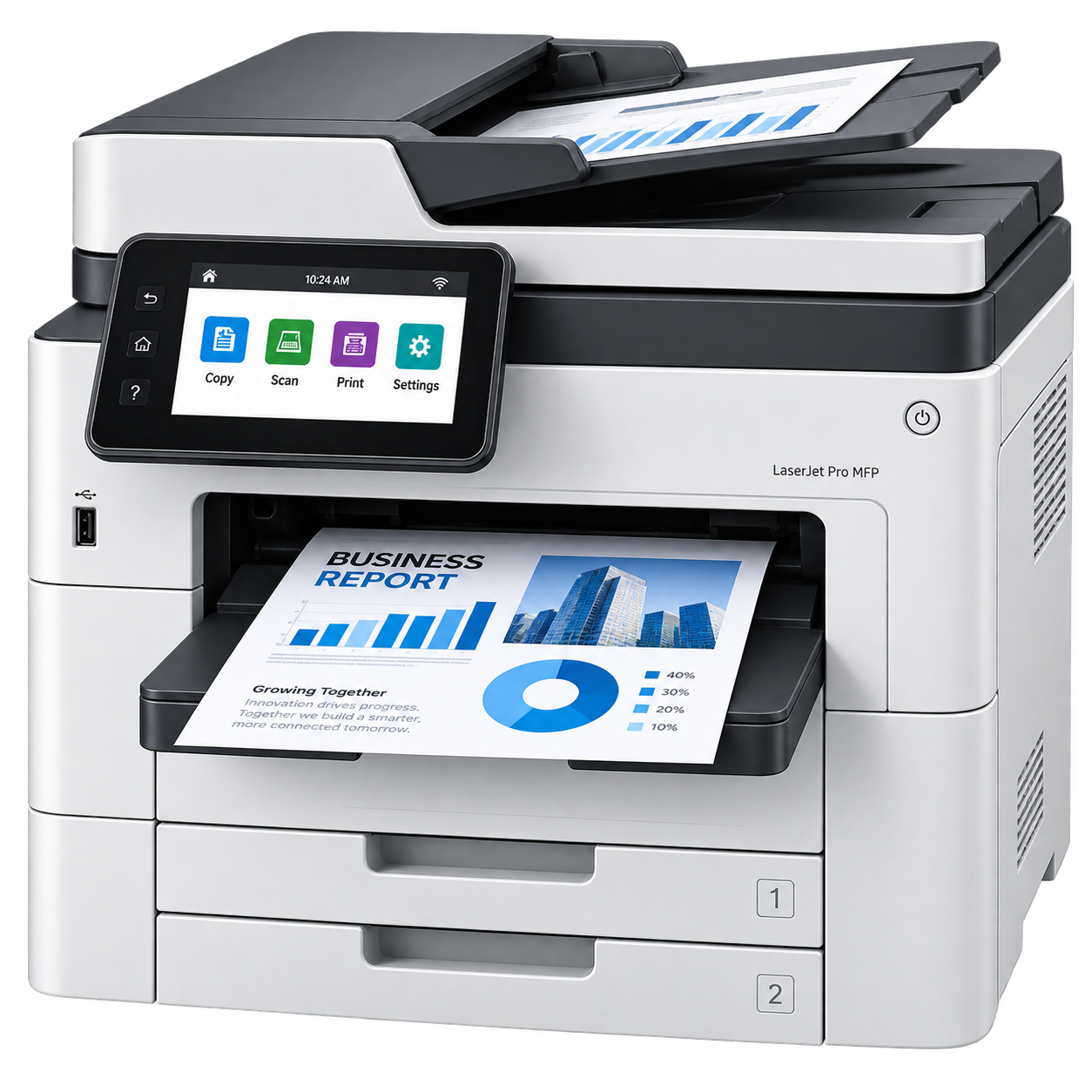 Business laser printer